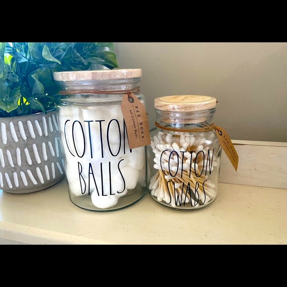 Rae Dunn Other - NWT RAE DUNN COTTON BALLS & COTTON SWABS